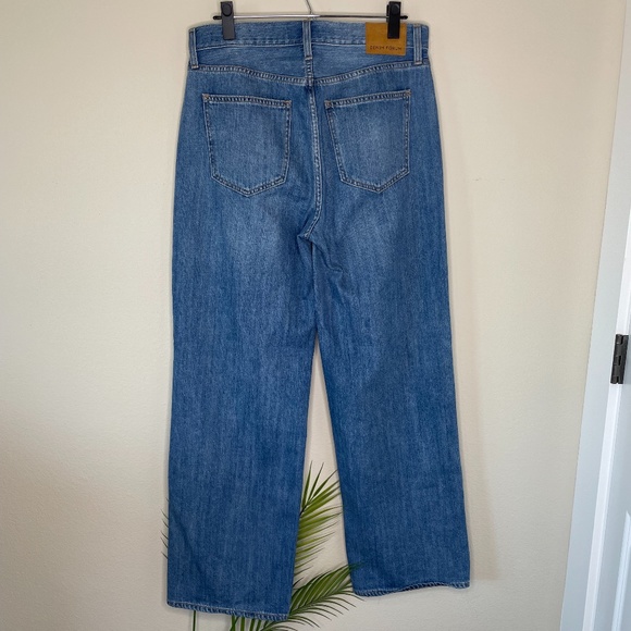 Aritzia Denim Forum Bo Mid Rise Slouchy BF Jeans Size 27 - Picture 8 of 16